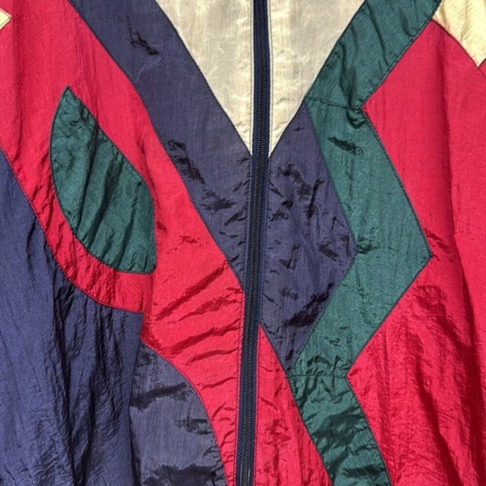 Vintage Colorful Blair Boutique Women's Windbreaker‎ Coat Size Large (L) - Picture 8 of 11